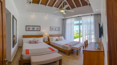 Villa de 2 habitaciones en la segunda fila del mar