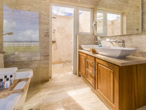 Oceanfront three-bedroom villa