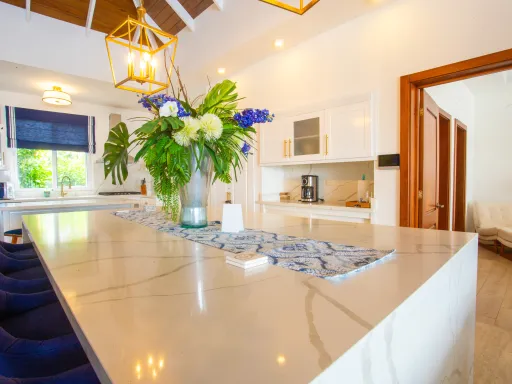 Oceanfront three-bedroom villa