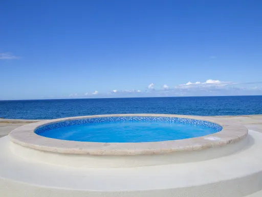 Oceanfront four-bedroom villa