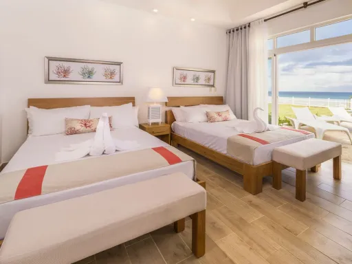 Oceanfront three-bedroom villa