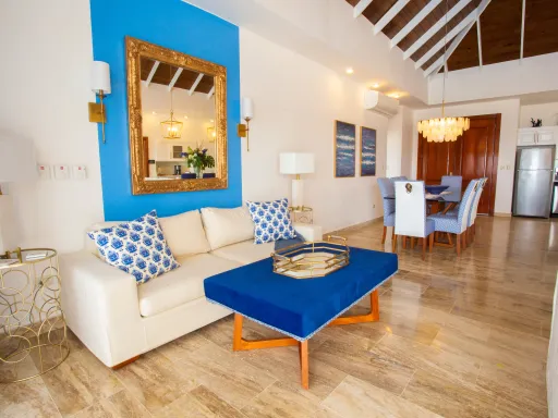 Oceanfront three-bedroom villa