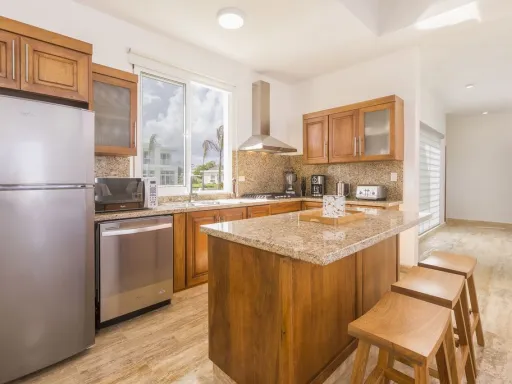 Oceanfront four-bedroom villa