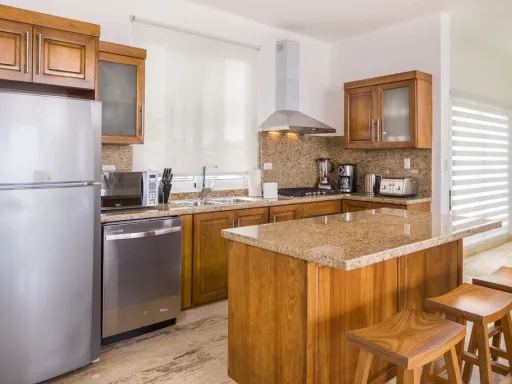 Oceanfront three-bedroom villa