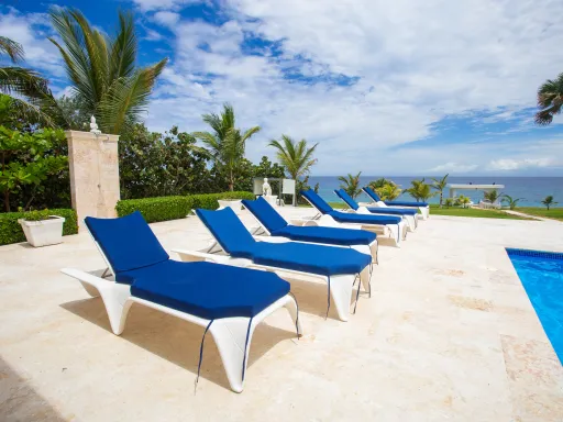 Oceanfront three-bedroom villa