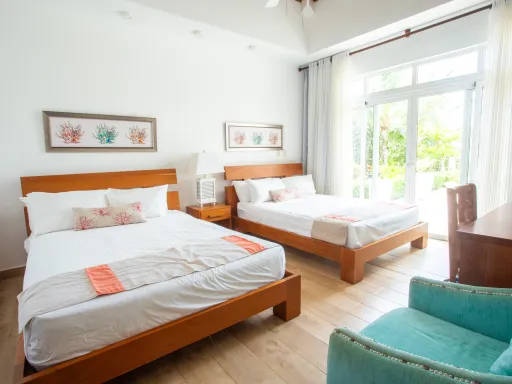 Oceanfront three-bedroom villa