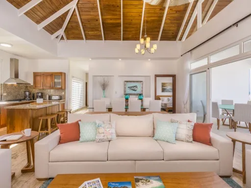 Oceanfront three-bedroom villa